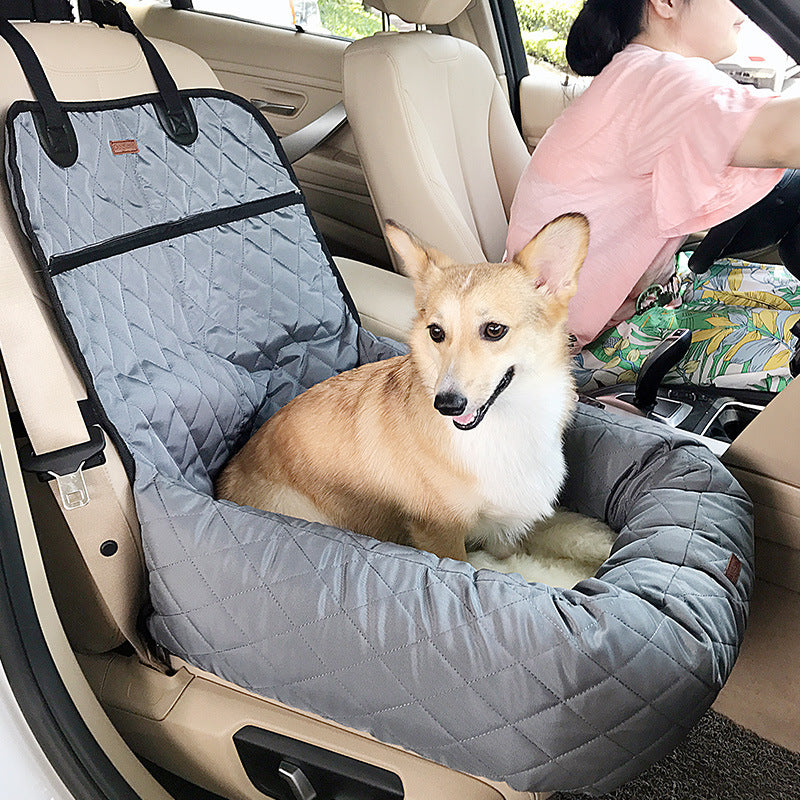 Nueva Cama Multifuncional para Coche de Mascotas con Cojín Grueso