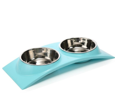 Cuencos Dobles de Acero Inoxidable para Perros y Gatos | Comida y Agua
