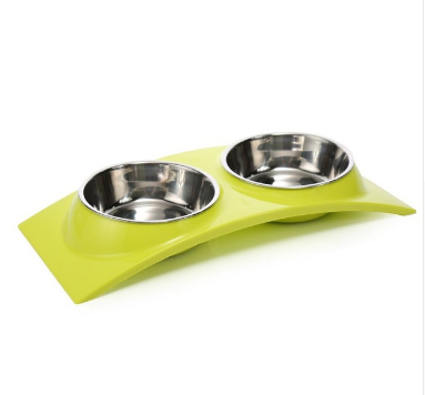 Cuencos Dobles de Acero Inoxidable para Perros y Gatos | Comida y Agua