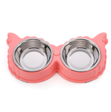 Cuencos Dobles de Acero Inoxidable para Perros y Gatos | Comida y Agua