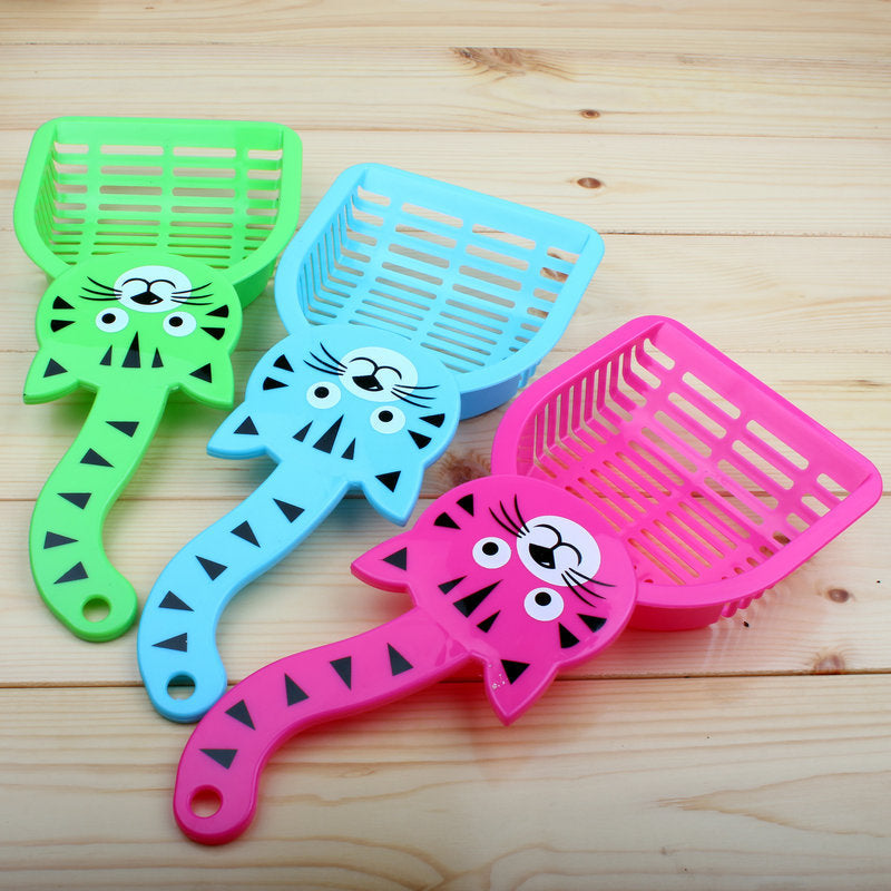 Pala para Arena de Gato en Forma de Cabeza de Gato para Suministros de Mascotas