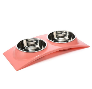Cuencos Dobles de Acero Inoxidable para Perros y Gatos | Comida y Agua